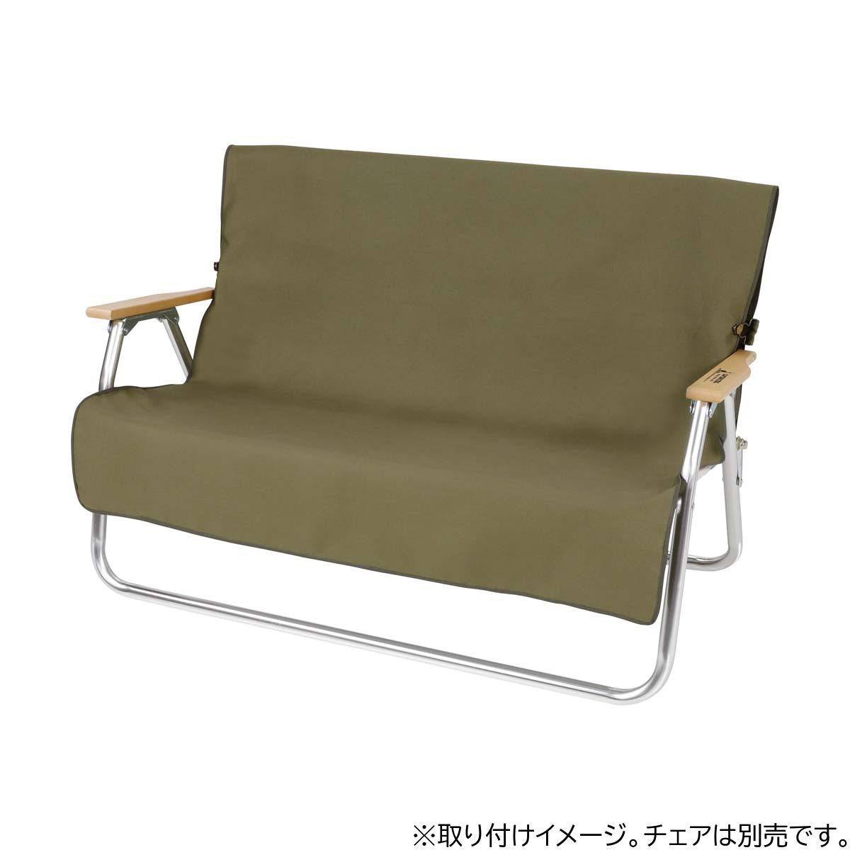FIRE PROOF ベンチ用カバー（オリーブ） - アウトドア・キャンプ用品