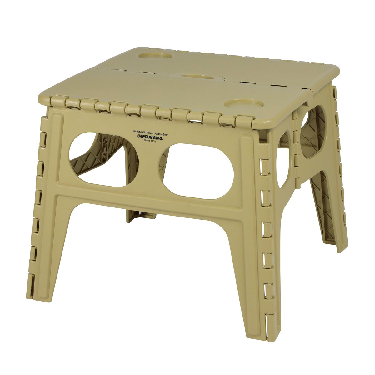 コンパクトフォールディングテーブル（カーキ） - アウトドア