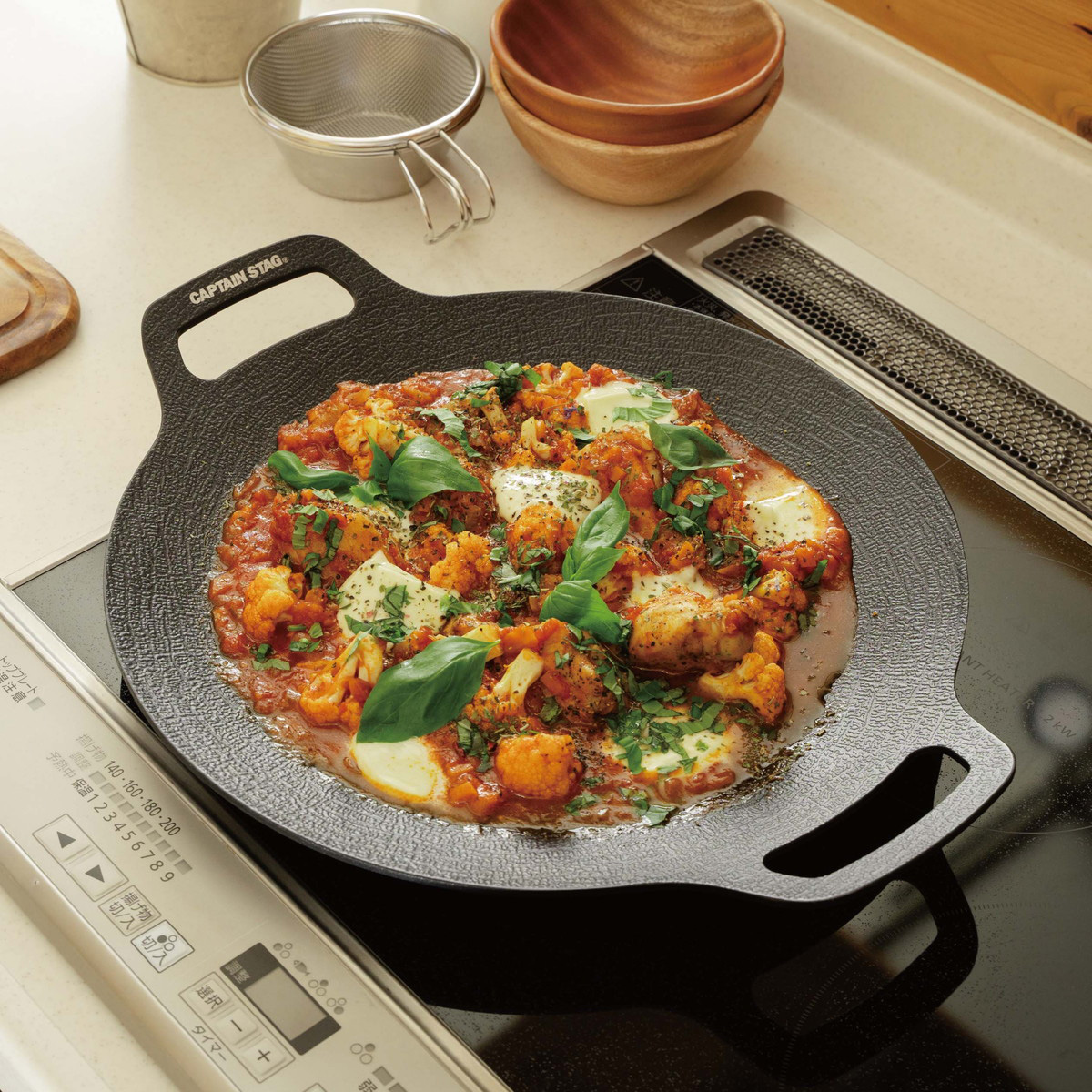 ラウンド グリルプレート 34cm - アウトドア・キャンプ用品