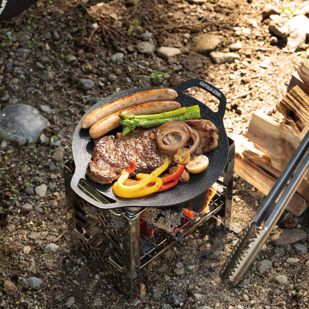 ラウンド グリルプレート 20cm - アウトドア・キャンプ用品
