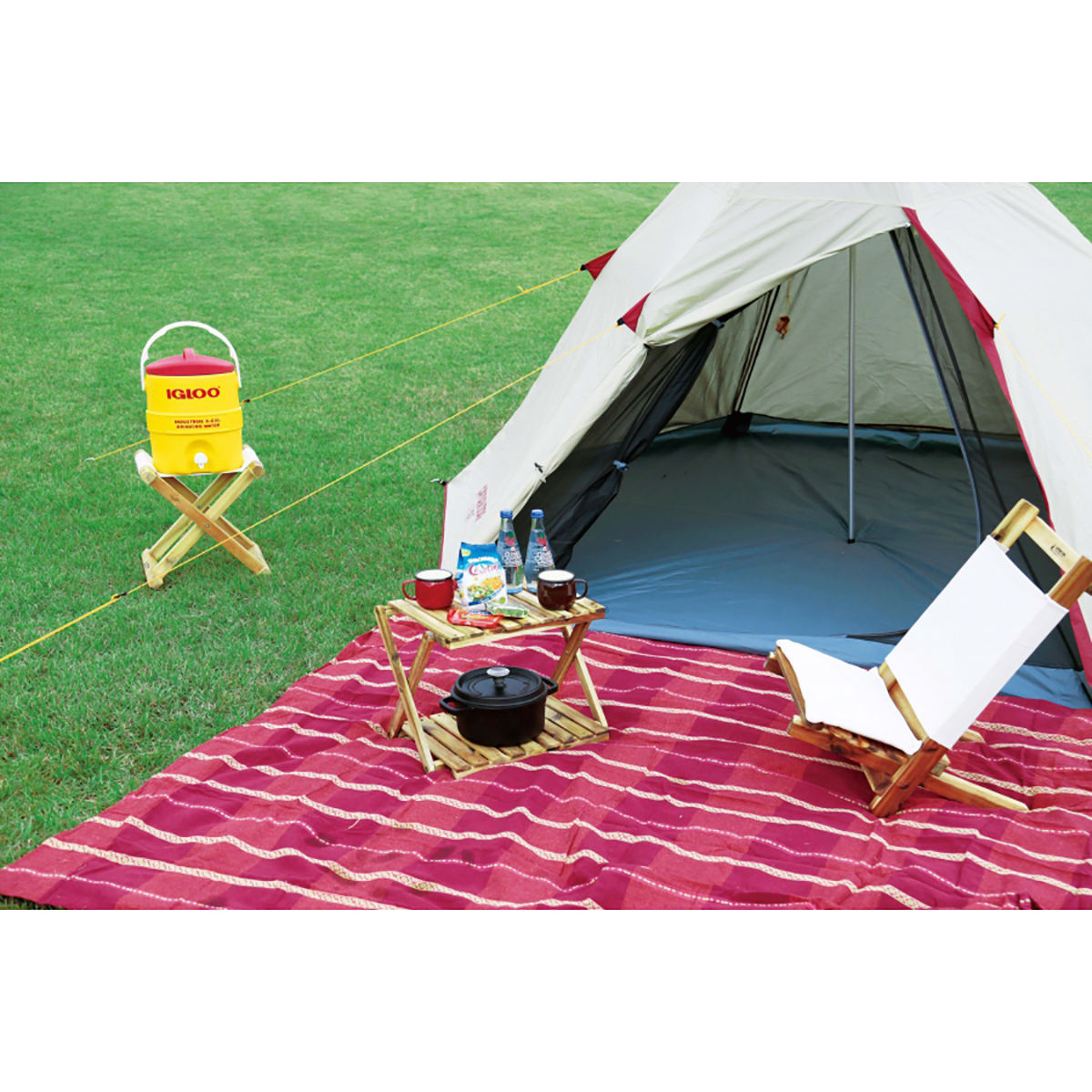 CSクラシックス 木製2段MOVEラック＜460＞ - アウトドア・キャンプ用品