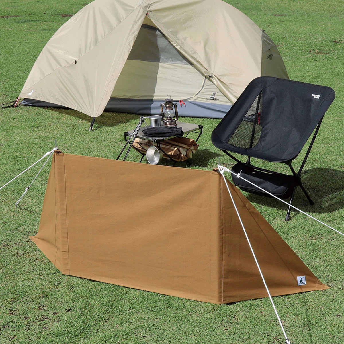 FIRE PROOF 焚火ウインドスクリーン〈170〉（ブラウンダック