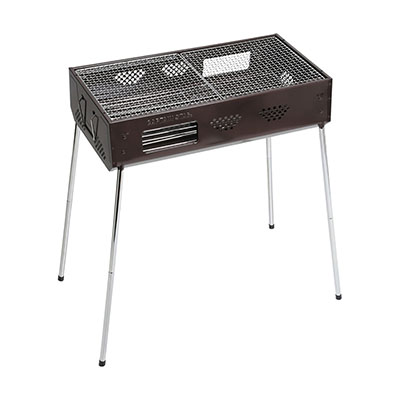ファストBBQグリル ＜800＞(ブラウン) - アウトドア・キャンプ用品