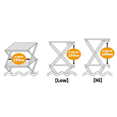 CSクラシックス 木製3段MOVEラック＜ミニ＞ - アウトドア・キャンプ