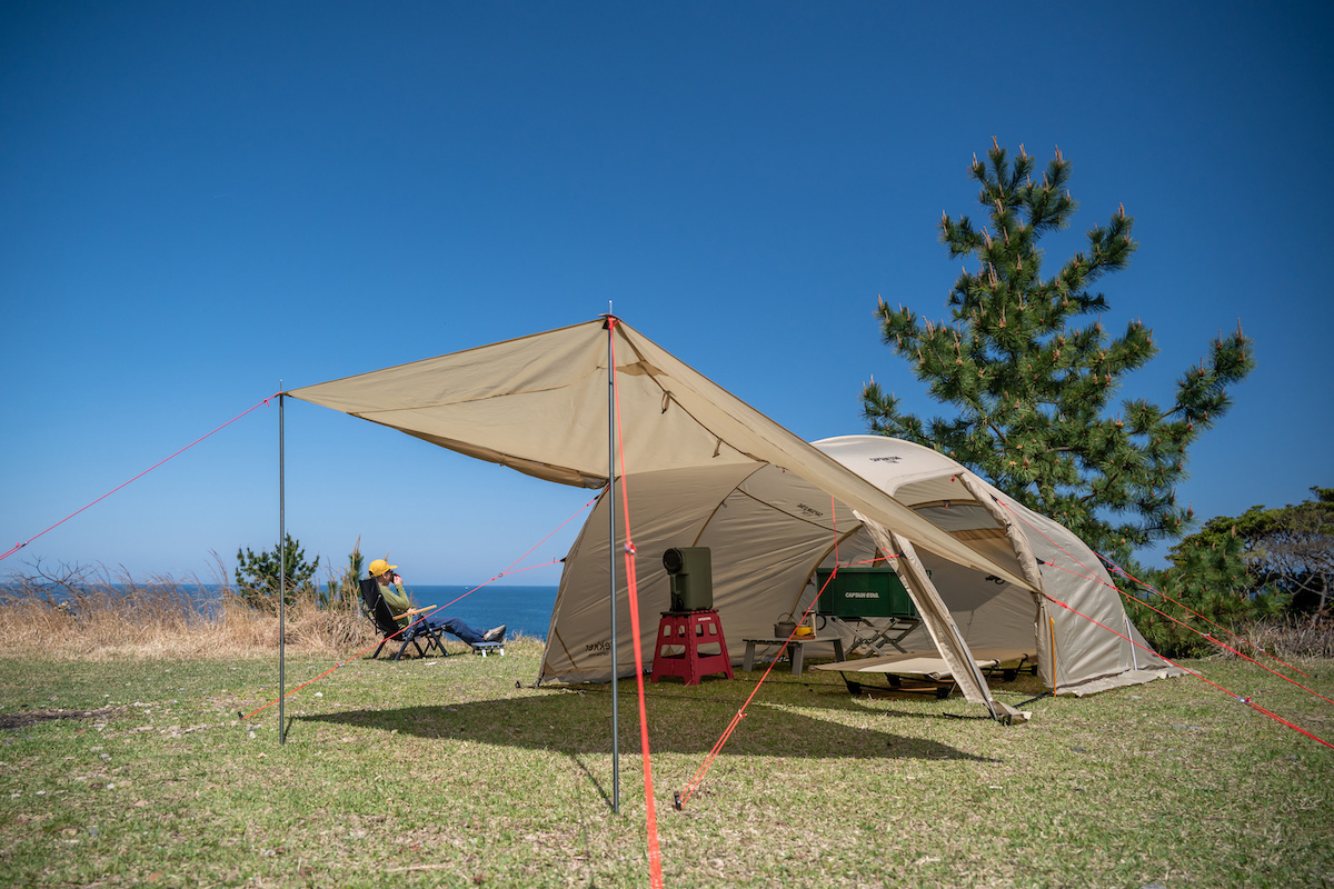 トレッカー ユーティリティードーム3UV（カーキ） - アウトドア