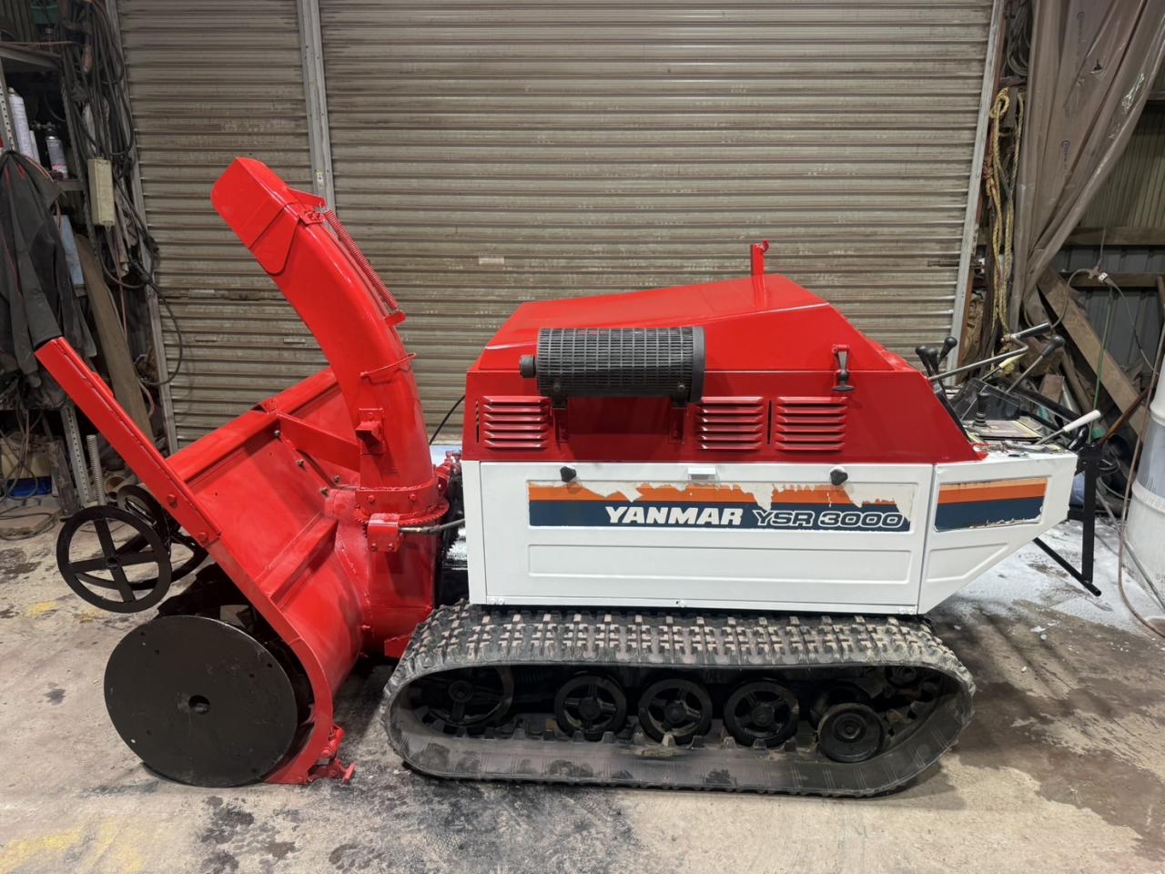 除雪機 軽整備済！ヤンマー YSR3000 30馬力ディーゼル大型除雪機 2段