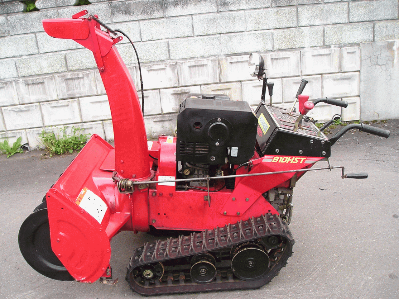 除雪機 ヤナセ 10馬力除雪機 810HST 走行 HST｜除雪だよ！全員