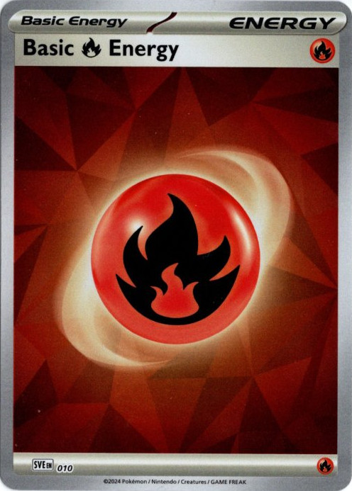 基本炎エネルギー 海外版 英語版 Basic Fire Energy - SVE010 -【Card