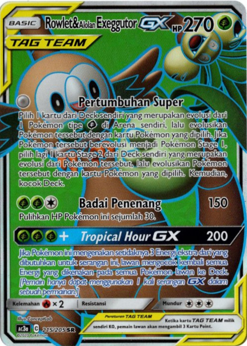 モクロー&アローラナッシーGX SR インドネシア語版【Card Chicken】