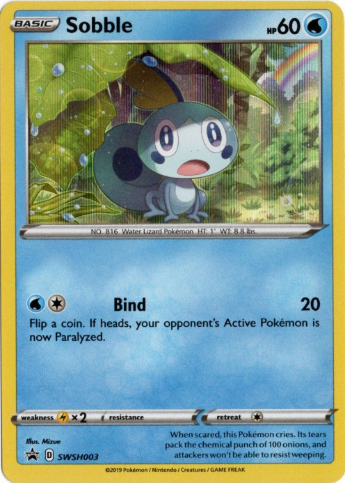 メッソン 海外版 英語版 プロモ Sobble - SWSH003 - 海外限定イラスト