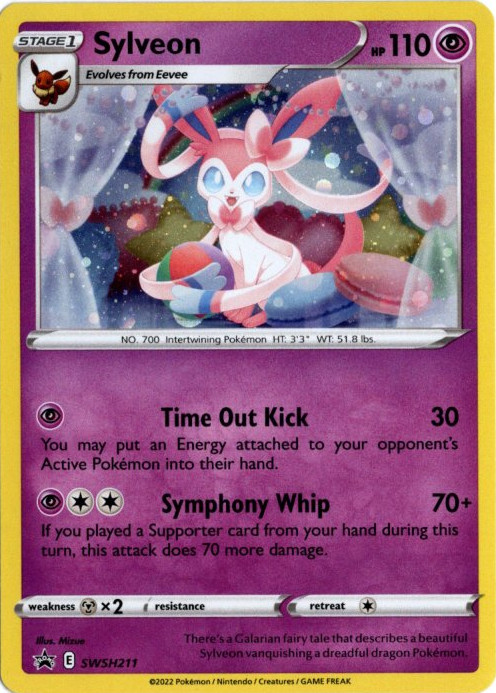 ニンフィア 海外版 英語版 ホロ プロモ Sylveon - SWSH211 -【Card