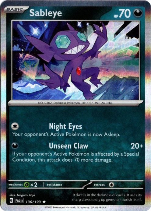 ヤミラミ 海外版 英語版 Sableye - 136/193 -【Card Chicken】