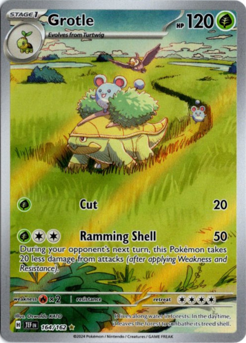 ハヤシガメ AR 海外版 英語版 Grotle - 164/162 -【Card Chicken】