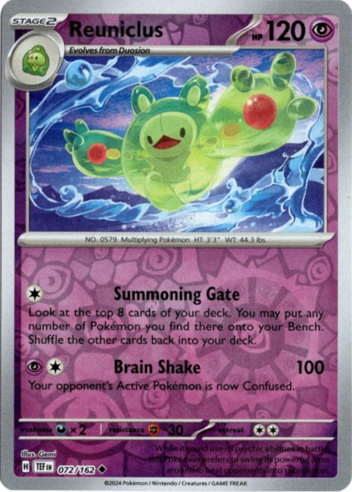 ランクルス 海外版 英語版 リバホロ Reuniclus - 072/162 -【Card