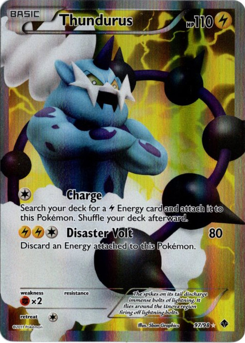 ボルトロス SR 海外版 英語版 Thundurus - 97/98 -【Card Chicken】