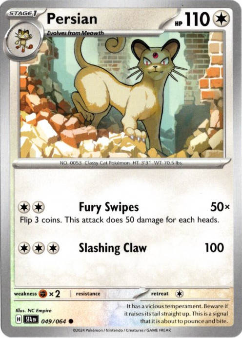 ペルシアン 海外版 英語版 Persian - 049/064 -【Card Chicken】