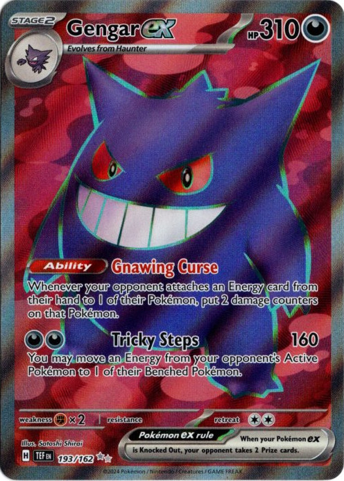 ゲンガーex SR 海外版 英語版 Gengar ex - 193/162 -【Card Chicken】