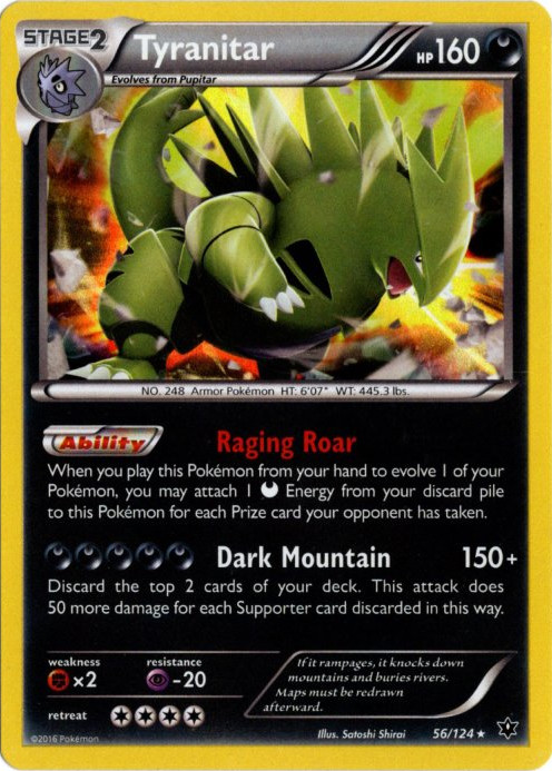 バンギラス 海外版 英語版 Tyranitar - 56/124 -【Card Chicken】