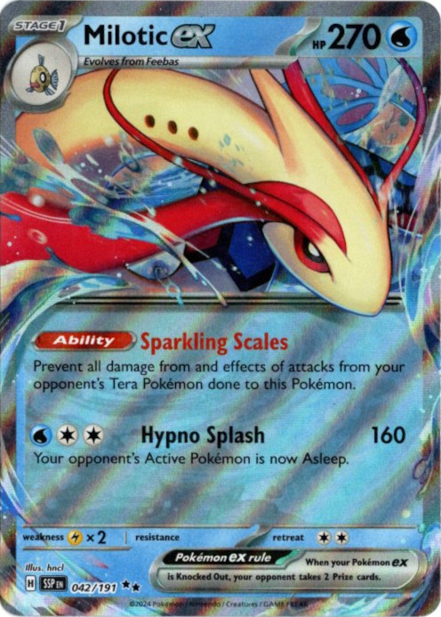 ミロカロスex 海外版 英語版 Milotic ex - 042/191 -【Card Chicken】