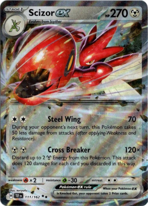 ハッサムex 海外版 英語版 Scizor ex - 111/162 -【Card Chicken】
