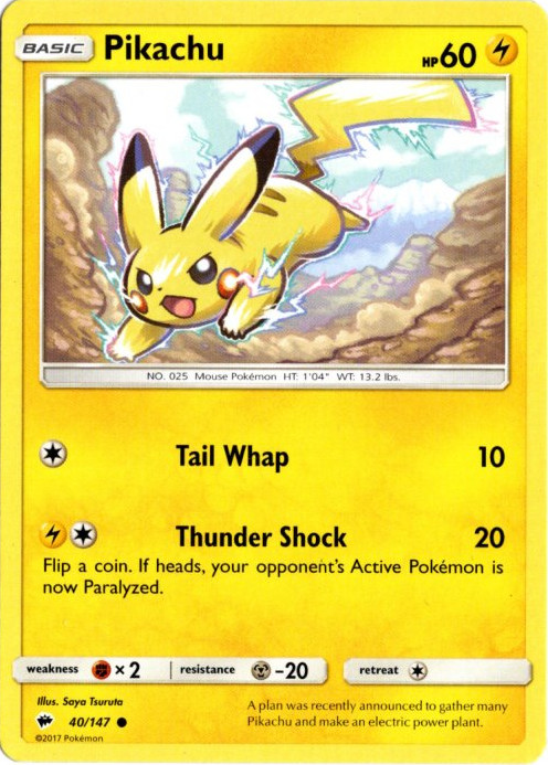 ピカチュウ 海外版 英語版 Pikachu - 40/147 -【Card Chicken】