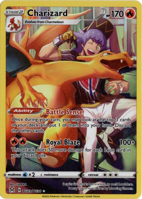 リザードン CHR 海外版 英語版 Charizard - TG03/TG30 -【Card Chicken】