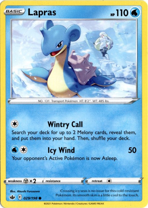 ラプラス 海外版 英語版 Lapras - 029/198 -【Card Chicken】