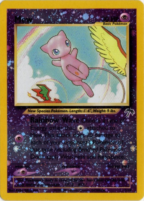 ミュウ 海外版 英語版 サザンアイランド プロモ Mew - 1/18 -【Card
