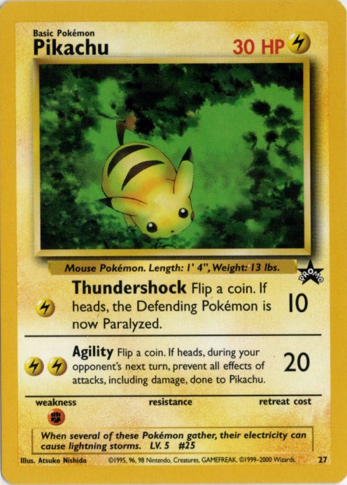 ピカチュウ 海外版 英語版 プロモ Pikachu - 27 -【Card Chicken】