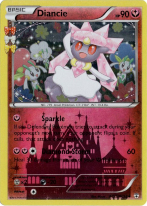 ディアンシー ポケキュン 海外版 英語版 Diancie - RC22/RC32 -【Card
