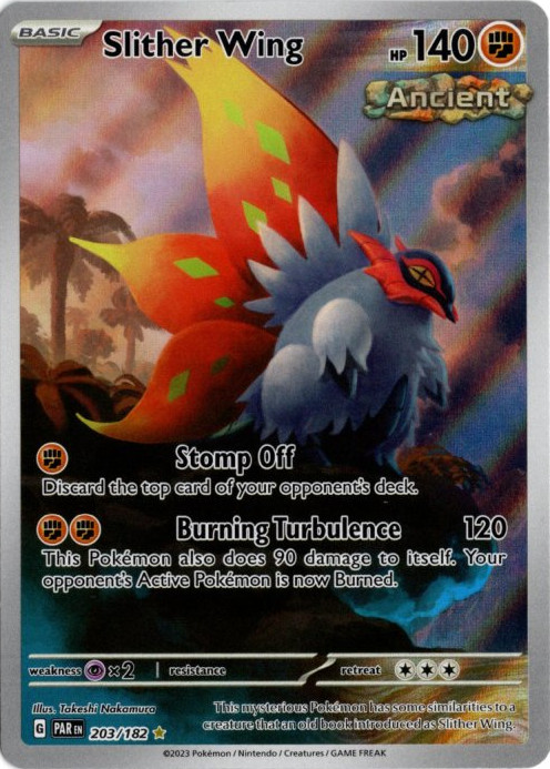 チヲハウハネ AR 海外版 英語版 Slither Wing - 203/182 -【Card Chicken】