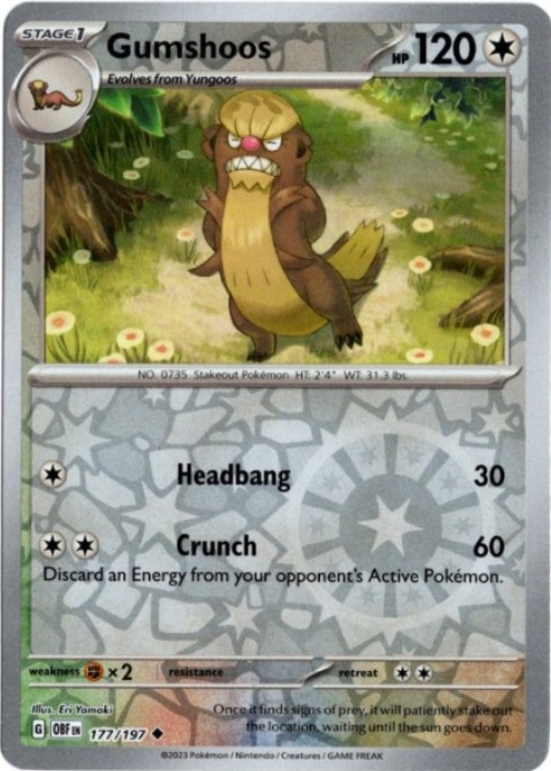 デカグース 海外版 英語版 リバホロ Gumshoos - 177/197 -【Card Chicken】