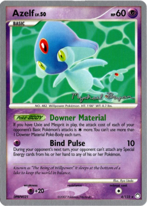 アグノム 海外版 英語版 Azelf - 4/123 - WCS 2010【Card Chicken】