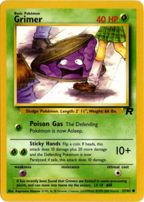 ベトベター 海外版 英語版 アンリミ Grimer - 57/82 - 海外限定