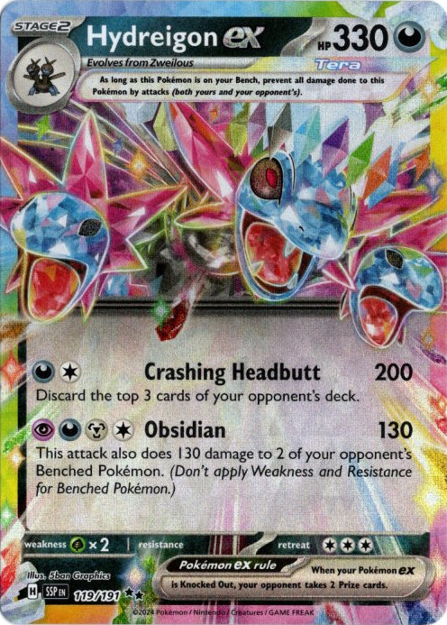 サザンドラex 海外版 英語版 Hydreigon ex - 119/191 -【Card Chicken】