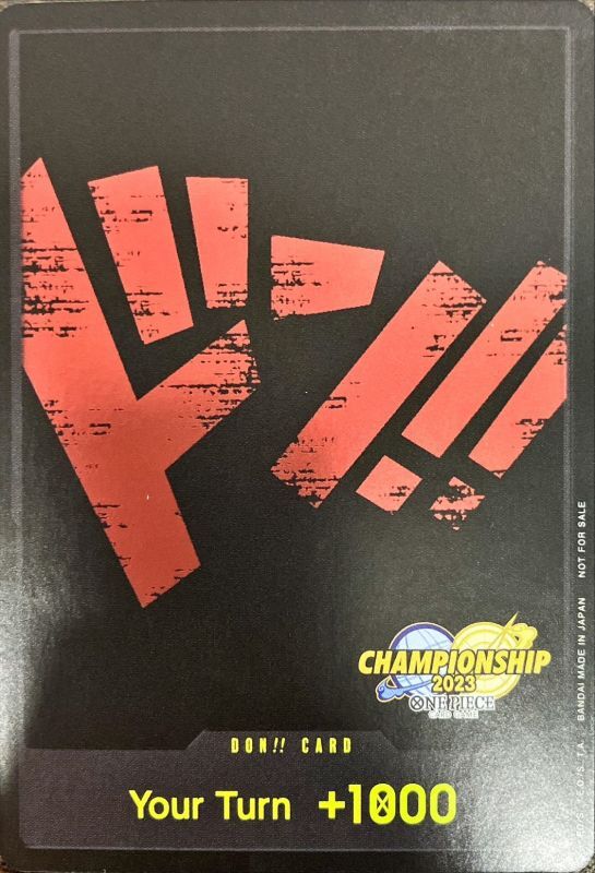英語版】赤ドン ドン！！カード 赤文字 【ホイル仕様