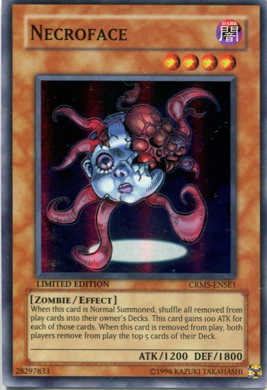 特価品】英語版 ネクロフェイス CRMS-ENSE1（スーパーレア） - 遊戯王