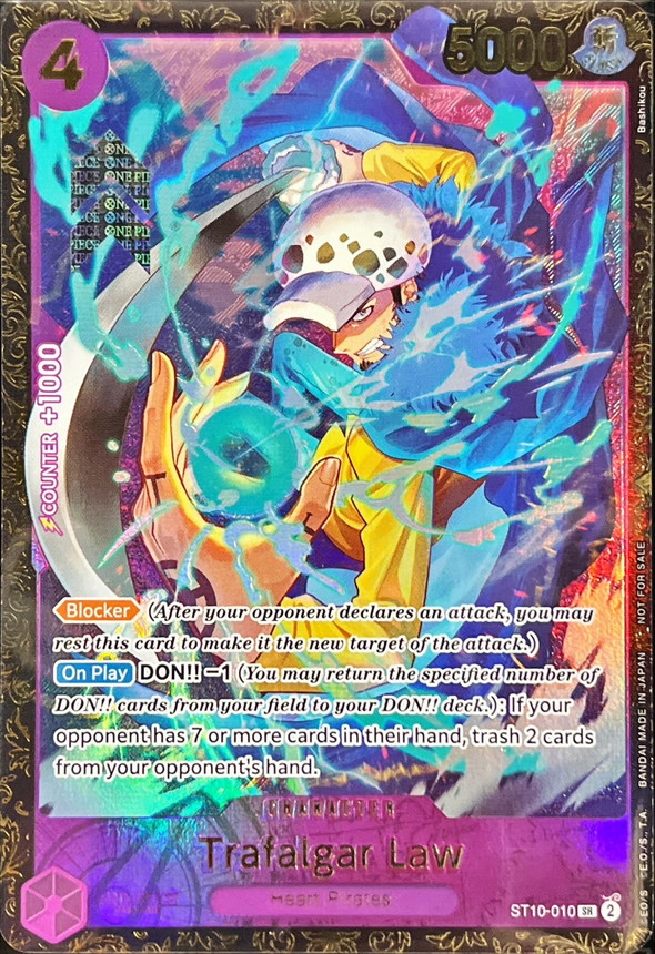 トラファルガー・ロー(未開封/英語版/illust:Bashikou)【SR】{ST10-010}