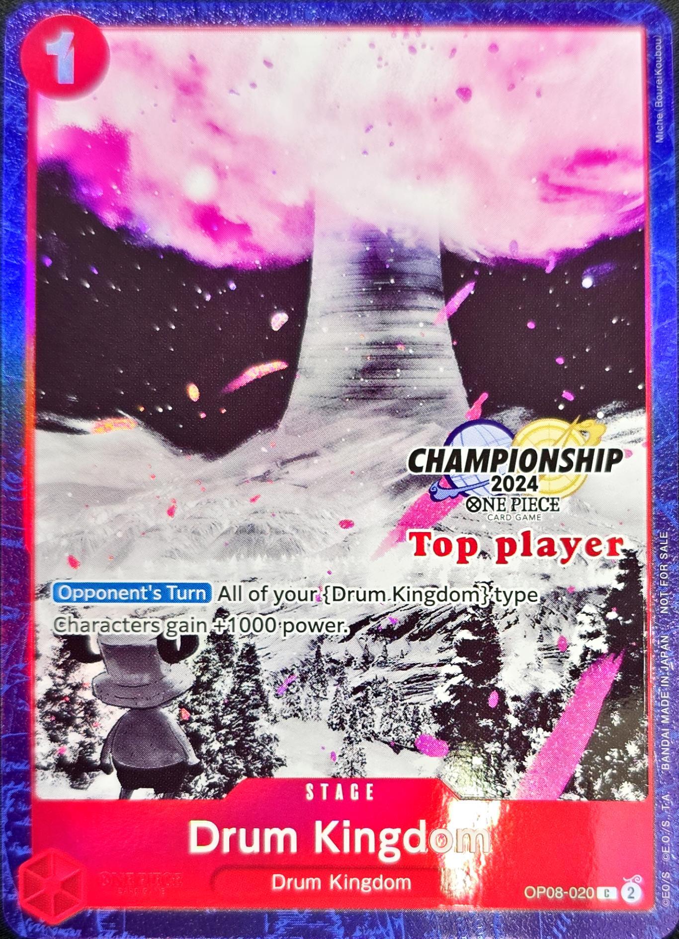 状態A-〕ドラム王国(英語版/白黒/Top Player/CS2024/illust:Miche)【C