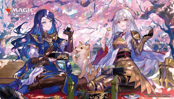 プレイマット『放浪皇のお花見（キービジュアル）』《-》【プレイマット】