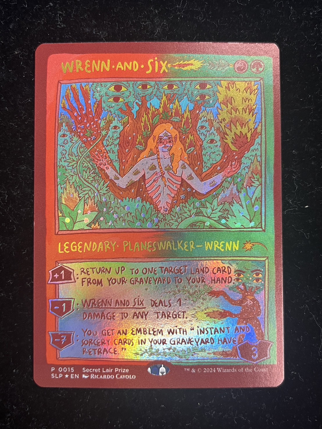 FOIL)(0015)レンと六番/Wrenn and Six《英語》【Secret Lair Showdown】