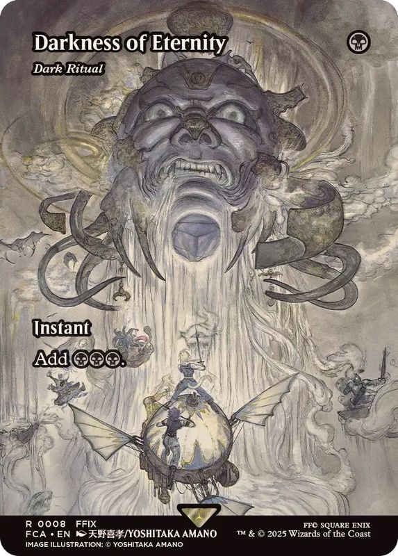 EX+](FOIL)永遠の闇/Darkness of Eternity // 暗黒の儀式/Dark Ritual