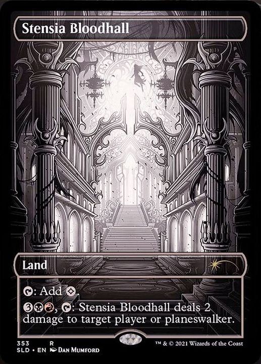 EX+](FOIL)(353)ステンシアの血の間/Stensia Bloodhall《英語》【SLD】