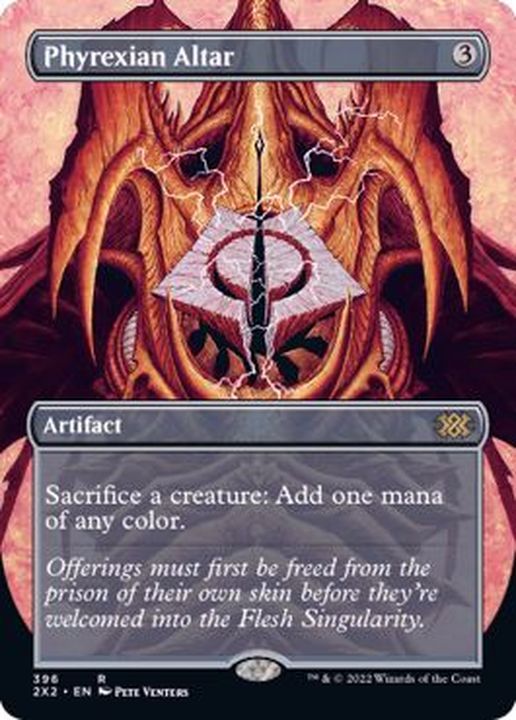 EX+](FOIL)(フルアート)ファイレクシアの供犠台/Phyrexian Altar