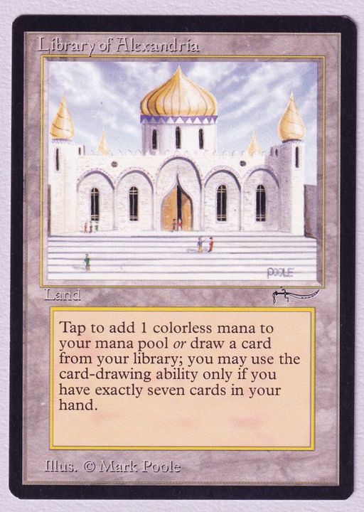 POOR](サイン)Library of Alexandria《英語》【ARN】#209