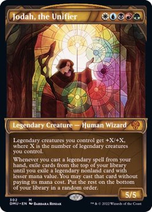 FOIL)(ショーケース枠)統べるもの、ジョダー/Jodah, the Unifier《英語