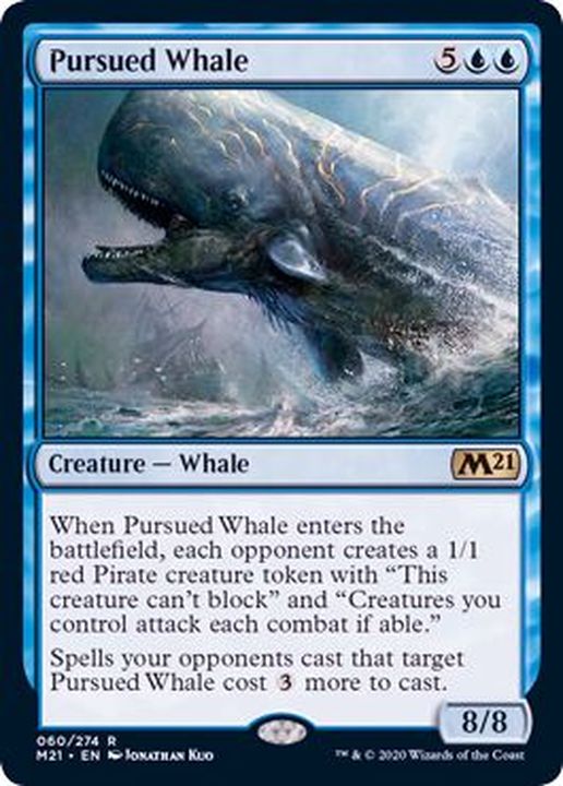 プロモスタンプ)追われる鯨/Pursued Whale《英語》【M21】