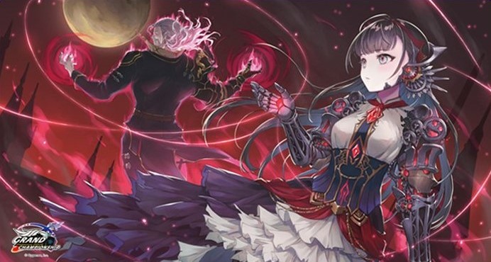 プレイマット『黒鉄の侵略者 応援イラスト(モノ/ユリアス)(GCS千葉