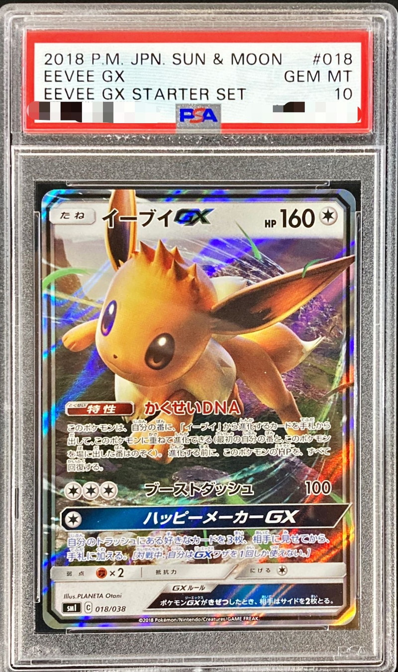 PSA10鑑定済〕イーブイGX(RR仕様)【-】{018/038}
