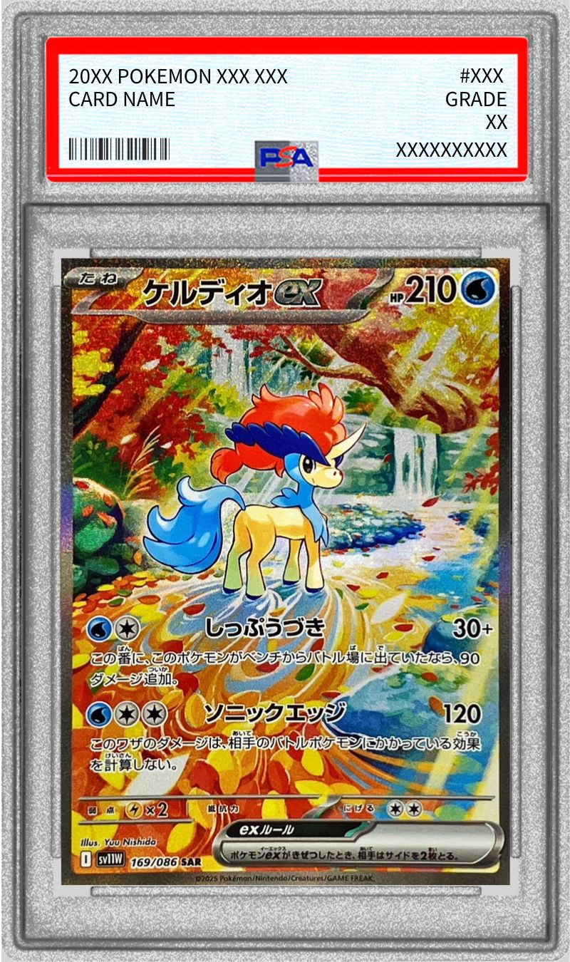 PSA10鑑定済〕ケルディオex【SAR】{169/086}
